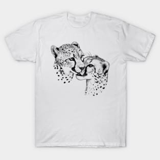 Cheetah Couple Love T-Shirt